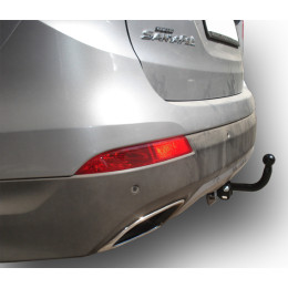 H224-A Лидер-плюс ТСУ для Hyundai Santa Fe 2012-2018, Hyundai Grand Santa Fe 2014-2018, Kia Sorento 4 XM FL 2012-2020, кроме Prime. Требуется подрезка бампера. Нагрузки: 1300/75 кг, масса фарк