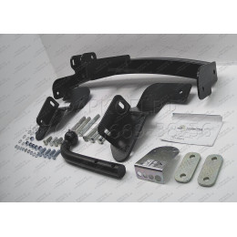 H224-A Лидер-плюс ТСУ для Hyundai Santa Fe 2012-2018, Hyundai Grand Santa Fe 2014-2018, Kia Sorento 4 XM FL 2012-2020, кроме Prime. Требуется подрезка бампера. Нагрузки: 1300/75 кг, масса фарк