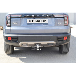 HVR-22-991122.00 PT GROUP Фаркоп на Haval Dargo 2022- без подрезки бампера. Тип шара: E (легкосъемный шар под квадрат). Нагрузки: 2000/100 кг, масса фаркопа 18 кг (без э