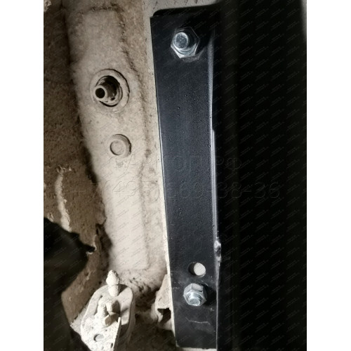 H.H06.A HALTY Фаркоп на Honda Odyssey 2WD/4WD, кроме авто с обвесом, кроме авто с 2 выхлопными трубами 1999-2003 без подрезки бампера. Тип шара: A. Нагрузки: 750/75 кг, масса фаркопа 15, 7 кг