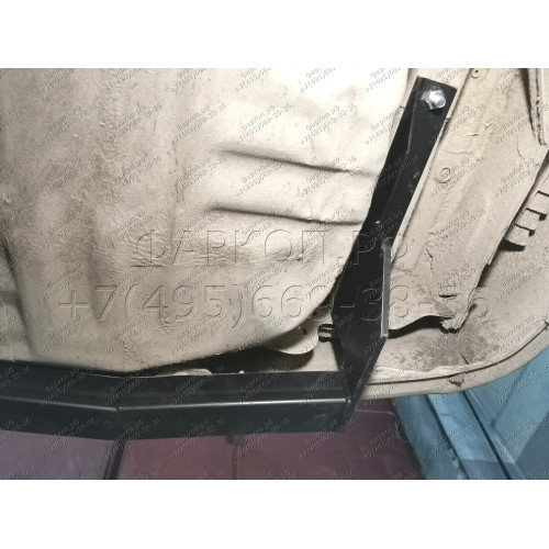 H.H06.A HALTY Фаркоп на Honda Odyssey 2WD/4WD, кроме авто с обвесом, кроме авто с 2 выхлопными трубами 1999-2003 без подрезки бампера. Тип шара: A. Нагрузки: 750/75 кг, масса фаркопа 15, 7 кг