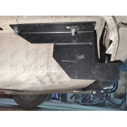 H.H06.A HALTY Фаркоп на Honda Odyssey 2WD/4WD, кроме авто с обвесом, кроме авто с 2 выхлопными трубами 1999-2003 без подрезки бампера. Тип шара: A. Нагрузки: 750/75 кг,