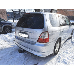 H.H06.A HALTY Фаркоп на Honda Odyssey 2WD/4WD, кроме авто с обвесом, кроме авто с 2 выхлопными трубами 1999-2003 без подрезки бампера. Тип шара: A. Нагрузки: 750/75 кг,