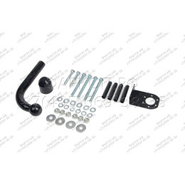H.H06.A HALTY Фаркоп на Honda Odyssey 2WD/4WD, кроме авто с обвесом, кроме авто с 2 выхлопными трубами 1999-2003 без подрезки бампера. Тип шара: A. Нагрузки: 750/75 кг,