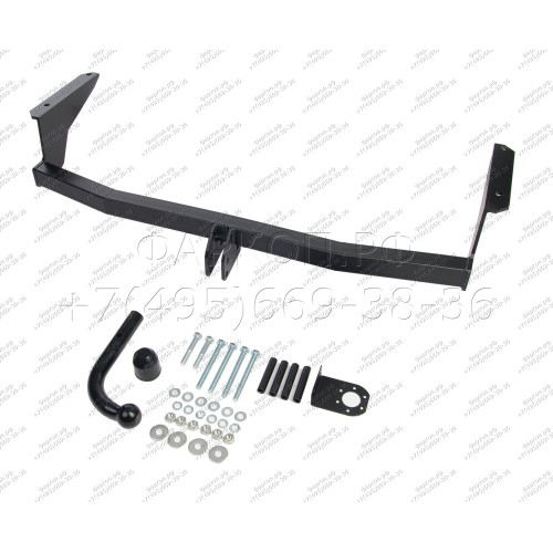 H.H06.A HALTY Фаркоп на Honda Odyssey 2WD/4WD, кроме авто с обвесом, кроме авто с 2 выхлопными трубами 1999-2003 без подрезки бампера. Тип шара: A. Нагрузки: 750/75 кг, масса фаркопа 15, 7 кг