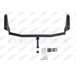 H.H06.A HALTY Фаркоп на Honda Odyssey 2WD/4WD, кроме авто с обвесом, кроме авто с 2 выхлопными трубами 1999-2003 без подрезки бампера. Тип шара: A. Нагрузки: 750/75 кг,
