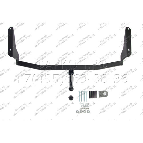H.H06.A HALTY Фаркоп на Honda Odyssey 2WD/4WD, кроме авто с обвесом, кроме авто с 2 выхлопными трубами 1999-2003 без подрезки бампера. Тип шара: A. Нагрузки: 750/75 кг, масса фаркопа 15, 7 кг