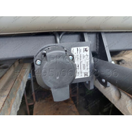 H.H11.A HALTY Фаркоп на Honda Stepwagon 2WD/4WD, в т.ч. Spada, кроме авто с обвесом 2009-2015 без подрезки бампера. Тип шара: A. Нагрузки: 750/75 кг, масса фаркопа 20,6 кг