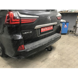 T-172 STEINHOF Фаркоп на Toyota Land Cruiser 200 2008-2021, Lexus LX 2008-2021. Требуется подрезка бампера. Тип шара: AV (вертикальное быстросъемное крепление шара на ключ