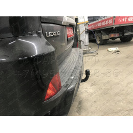 T-172 STEINHOF Фаркоп на Toyota Land Cruiser 200 2008-2021, Lexus LX 2008-2021. Требуется подрезка бампера. Тип шара: AV (вертикальное быстросъемное крепление шара на ключ