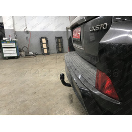 T-172 STEINHOF Фаркоп на Toyota Land Cruiser 200 2008-2021, Lexus LX 2008-2021. Требуется подрезка бампера. Тип шара: AV (вертикальное быстросъемное крепление шара на ключ
