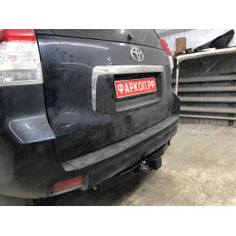 FA 0602-E Бизон Фаркоп на Toyota Land Cruiser Prado 150 2009-2023, Toyota Land Cruiser Prado 120 2002-2010 без подрезки бампера. Тип шара: E (легкосъемный шар под квадрат). Нагрузки: 3