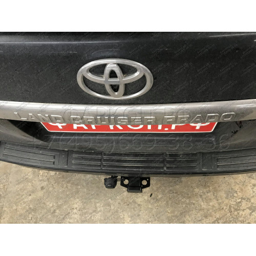 FA 0602-E Бизон Фаркоп на Toyota Land Cruiser Prado 150 2009-2023, Toyota Land Cruiser Prado 120 2002-2010 без подрезки бампера. Тип шара: E (легкосъемный шар под квадрат). Нагрузки: 3300/120 кг. Не комплектуется электрикой
