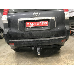 FA 0602-E Бизон Фаркоп на Toyota Land Cruiser Prado 150 2009-2023, Toyota Land Cruiser Prado 120 2002-2010 без подрезки бампера. Тип шара: E (легкосъемный шар под квадрат). Нагрузки: 3