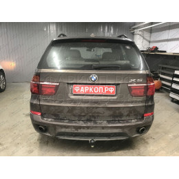 B017A GALIA Полностью оцинкованный фаркоп на BMW X5 E70 2007-2013, X5 F15 2013-2018, BMW X6 F16 2014-2019, кроме моделей с M-пакетом. Подрозетник убирается за бампер. Тип ша