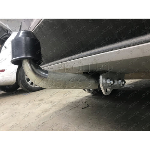 B017A GALIA Полностью оцинкованный фаркоп на BMW X5 E70 2007-2013, X5 F15 2013-2018, BMW X6 F16 2014-2019, кроме моделей с M-пакетом. Подрозетник убирается за бампер. Тип шара: A. Невидимый вырез бампера. Нагрузки: 3500/140 кг, масса фаркопа 16,52 кг