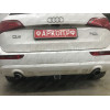 A046C GALIA Полностью оцинкованный фаркоп на Audi Q5 2008-2016. Подрозетник убирается за бампер. Тип шара: C (горизонтальный съемный). Невидимый вырез бампера. Нагрузки: 2400/80 кг, масса фаркопа 19,77 кг