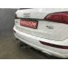A046C GALIA Полностью оцинкованный фаркоп на Audi Q5 2008-2016. Подрозетник убирается за бампер. Тип шара: C (горизонтальный съемный). Невидимый вырез бампера. Нагрузки: 2400/80 кг, масса фаркопа 19,77 кг