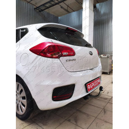 H086A GALIA Полностью оцинкованный фаркоп на Kia Ceed хетчбек 2012-2018, Kia Proceed 2013-2018, Hyundai i30 хетчбек 2012-2018. Тип шара: A. Невидимый вырез бампера. Нагрузки: 1