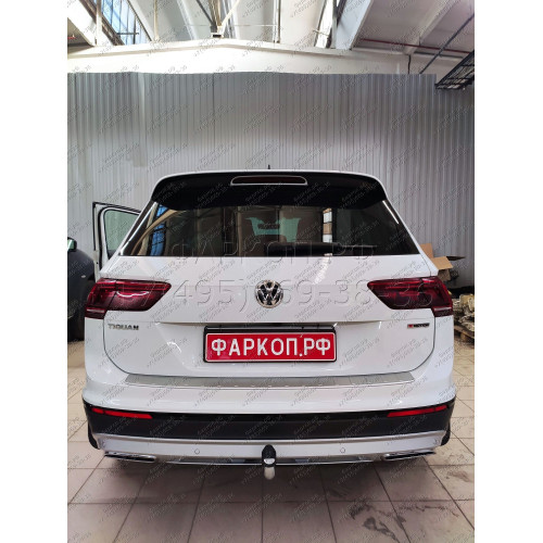 V069A GALIA Полностью оцинкованный фаркоп на Volkswagen Tiguan 2007-2016, Tiguan 2 2016-2024, Audi Q3 2011-2019, 2019-2025, SEAT Tarraco 2018-2024. Тип шара: A. Невидимый вырез бампера. Нагрузки: 2500/140 кг, масса фаркопа 15,1 кг