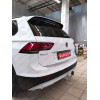 V069A GALIA Полностью оцинкованный фаркоп на Volkswagen Tiguan 2007-2016, Tiguan 2 2016-2024, Audi Q3 2011-2019, 2019-2025, SEAT Tarraco 2018-2024. Тип шара: A. Невидимый вырез бампера. Нагрузки: 2500/140 кг, масса фаркопа 15,1 кг