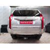 4166-A ORIS Фаркоп на Mitsubishi Pajero Sport 2 2008-2016, Mitsubishi Pajero Sport 3 2016-2021 без выреза в бампере. Тип шара: A. Нагрузки: 2500/100 кг, масса фаркопа 20,5 кг (без электрики в комплекте)