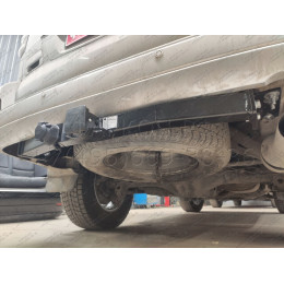 FA 0602-E Бизон Фаркоп на Toyota Land Cruiser Prado 150 2009-2023, Toyota Land Cruiser Prado 120 2002-2010 без подрезки бампера. Тип шара: E (легкосъемный шар под квадрат). Нагрузки: 3