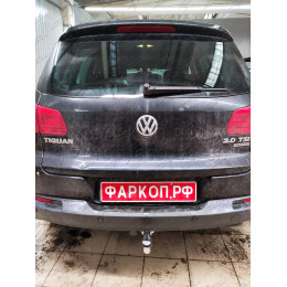 V069A GALIA Полностью оцинкованный фаркоп на Volkswagen Tiguan 2007-2016, Tiguan 2 2016-2024, Audi Q3 2011-2019, 2019-2025, SEAT Tarraco 2018-2024. Тип шара: A. Невидимый вырез бампера. Нагруз