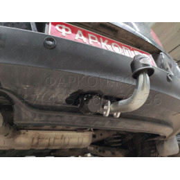 V069A GALIA Полностью оцинкованный фаркоп на Volkswagen Tiguan 2007-2016, Tiguan 2 2016-2024, Audi Q3 2011-2019, 2019-2025, SEAT Tarraco 2018-2024. Тип шара: A. Невидимый вырез бампера. Нагруз