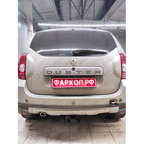 FA 0170-E Бизон Фаркоп на Renault Duster 2010-2021, Nissan Terrano 2014-2022, Renault Kaptur 2016-2022 без подрезки бампера. Тип шара: E (легкосъемный шар под квадрат). Нагрузки: 2500/100 кг. Не комплектуется электрикой