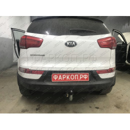 H083A GALIA Полностью оцинкованный фаркоп на Hyundai ix35 2010-2015, Kia Sportage 2010-2015. Тип шара: A. Установка без снятия и выреза бампера. Нагрузки: 2000/75 кг, масса