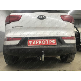 H083A GALIA Полностью оцинкованный фаркоп на Hyundai ix35 2010-2015, Kia Sportage 2010-2015. Тип шара: A. Установка без снятия и выреза бампера. Нагрузки: 2000/75 кг, масса