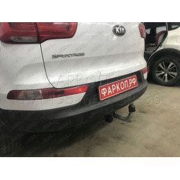 H083A GALIA Полностью оцинкованный фаркоп на Hyundai ix35 2010-2015, Kia Sportage 2010-2015. Тип шара: A. Установка без снятия и выреза бампера. Нагрузки: 2000/75 кг, масса