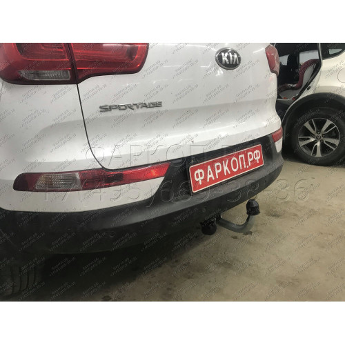 H083A GALIA Полностью оцинкованный фаркоп на Hyundai ix35 2010-2015, Kia Sportage 2010-2015. Тип шара: A. Установка без снятия и выреза бампера. Нагрузки: 2000/75 кг, масса фаркопа 15,72 кг