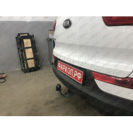 H083A GALIA Полностью оцинкованный фаркоп на Hyundai ix35 2010-2015, Kia Sportage 2010-2015. Тип шара: A. Установка без снятия и выреза бампера. Нагрузки: 2000/75 кг, масса