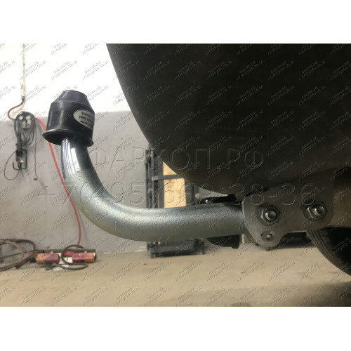 H083A GALIA Полностью оцинкованный фаркоп на Hyundai ix35 2010-2015, Kia Sportage 2010-2015. Тип шара: A. Установка без снятия и выреза бампера. Нагрузки: 2000/75 кг, масса фаркопа 15,72 кг