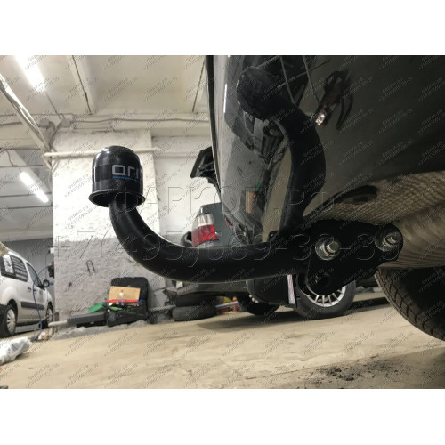4757-A ORIS Фаркоп на BMW X1 F48 2015-2022, BMW 2-Series Active Tourer F45 2014-2021, BMW 2-Series Gran Tourer F46 2015-2021 без выреза в бампере. Тип шара: A. Нагрузки: 2000/80 кг, масса фаркопа 18,5 кг (без электрики в комплекте)