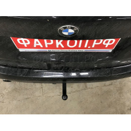 4757-A ORIS Фаркоп на BMW X1 F48 2015-2022, BMW 2-Series Active Tourer F45 2014-2021, BMW 2-Series Gran Tourer F46 2015-2021 без выреза в бампере. Тип шара: A. Нагрузки: 2000/80 кг, масса фаркопа 18,5 