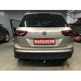 V069A GALIA Полностью оцинкованный фаркоп на Volkswagen Tiguan 2007-2016, Tiguan 2 2016-2024, Audi Q3 2011-2019, 2019-2025, SEAT Tarraco 2018-2024. Тип шара: A. Невидимый вырез бампера. Нагруз