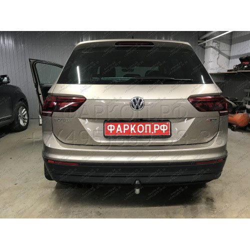V069A GALIA Полностью оцинкованный фаркоп на Volkswagen Tiguan 2007-2016, Tiguan 2 2016-2024, Audi Q3 2011-2019, 2019-2025, SEAT Tarraco 2018-2024. Тип шара: A. Невидимый вырез бампера. Нагрузки: 2500/140 кг, масса фаркопа 15,1 кг