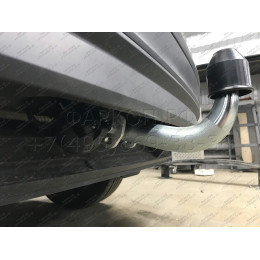 V069A GALIA Полностью оцинкованный фаркоп на Volkswagen Tiguan 2007-2016, Tiguan 2 2016-2024, Audi Q3 2011-2019, 2019-2025, SEAT Tarraco 2018-2024. Тип шара: A. Невидимый вырез бампера. Нагруз