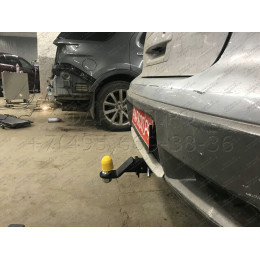 FA 0958-E Бизон Фаркоп на Mitsubishi Outlander 2003-2007 без подрезки бампера. Тип шара: E (легкосъемный шар под квадрат). Нагрузки: 2700/120 кг. Не комплектуется эл