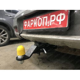 FA 0958-E Бизон Фаркоп на Mitsubishi Outlander 2003-2007 без подрезки бампера. Тип шара: E (легкосъемный шар под квадрат). Нагрузки: 2700/120 кг. Не комплектуется эл