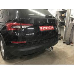 V069A GALIA Полностью оцинкованный фаркоп на Volkswagen Tiguan 2007-2016, Tiguan 2 2016-2024, Audi Q3 2011-2019, 2019-2025, SEAT Tarraco 2018-2024. Тип шара: A. Невидимый вырез бампера. Нагруз