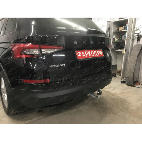 V069A GALIA Полностью оцинкованный фаркоп на Volkswagen Tiguan 2007-2016, Tiguan 2 2016-2024, Audi Q3 2011-2019, 2019-2025, SEAT Tarraco 2018-2024. Тип шара: A. Невидимый вырез бампера. Нагрузки: 2500/140 кг, масса фаркопа 15,1 кг