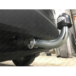 V069A GALIA Полностью оцинкованный фаркоп на Volkswagen Tiguan 2007-2016, Tiguan 2 2016-2024, Audi Q3 2011-2019, 2019-2025, SEAT Tarraco 2018-2024. Тип шара: A. Невидимый вырез бампера. Нагруз