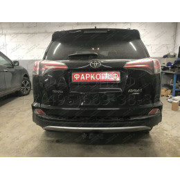 FA 0160-E Бизон Фаркоп на Toyota RAV4 2012-2019. Дорестайлинг без подрезки бампера, рестайлинг с подрезкой бампера. Тип шара: E (легкосъемный шар под квадр