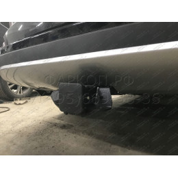 FA 0160-E Бизон Фаркоп на Toyota RAV4 2012-2019. Дорестайлинг без подрезки бампера, рестайлинг с подрезкой бампера. Тип шара: E (легкосъемный шар под квадр