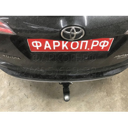 FA 0160-E Бизон Фаркоп на Toyota RAV4 2012-2019. Дорестайлинг без подрезки бампера, рестайлинг с подрезкой бампера. Тип шара: E (легкосъемный шар под квадр
