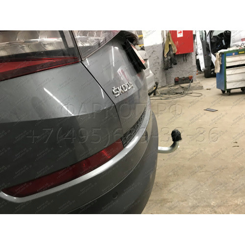 V069A GALIA Полностью оцинкованный фаркоп на Volkswagen Tiguan 2007-2016, Tiguan 2 2016-2024, Audi Q3 2011-2019, 2019-2025, SEAT Tarraco 2018-2024. Тип шара: A. Невидимый вырез бампера. Нагрузки: 2500/140 кг, масса фаркопа 15,1 кг